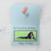 "Over the Hill" Basset Hound op de Kaart van zijn (Binnen)