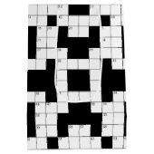Over the Hill Birthday Crossword Puzzle Medium Cadeauzakje (Achterkant)