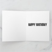 OVER THE HILL FUNNY FOR HIM BIRTHDAY Retro Cards Kaart (Binnen)