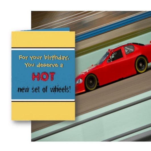 Over the Hill Laughs Birthday Card Kaart