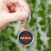 Over the Hill Rock N Roll Record Sleutelhanger (Hand)