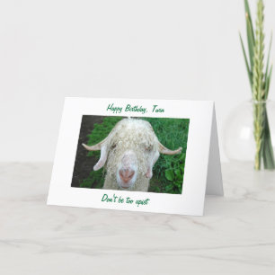 OVER THE HILL TWIN VERJAARDAG HUMORISTISCHE KAART 