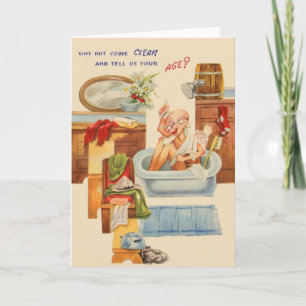  over the Hill verjaardag Kaart