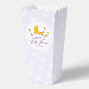 Over the Moon and Stars Genderneutraal Baby shower Bedankdoosjes