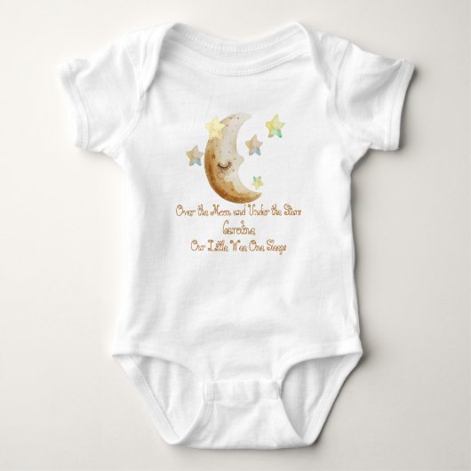 Over the Moon and Under the Stars Romper (Voorkant)