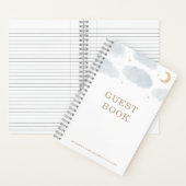 Over the Moon Baby shower Livre d'invité (À l'intérieur)