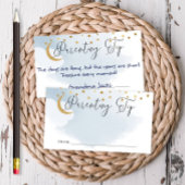 Over the Moon Blue Ouderschap Tip Jar Advies Kaart