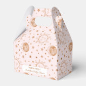 Over the Moon Boho Celestial Girl Baby shower Bedankdoosjes (Voorkant Zijde)