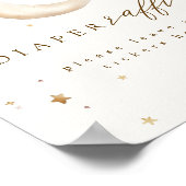 Over the Moon Diaper Raffle Sign Poster (Hoek)