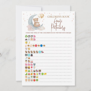 Over the Moon Kinderboek Emoji Spelkaart Kaart