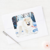 OVER THE RIVER Cream Chow stickers 2 maten (Envelop)