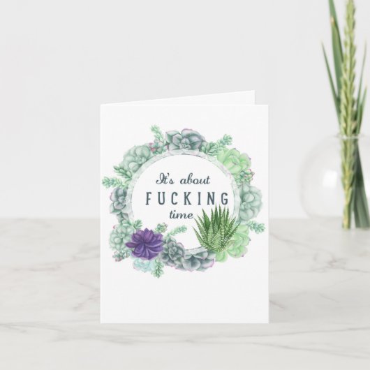 Over Tijd - ontwerp door rust Kaart (Voorkant)