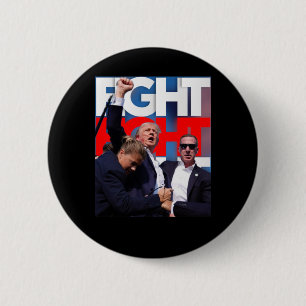 Over Trump Strijd voor Amerika Trump Undefeable 1 Ronde Button 5,7 Cm
