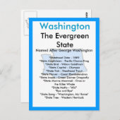 Over Washington Briefkaart (Voorkant / Achterkant)