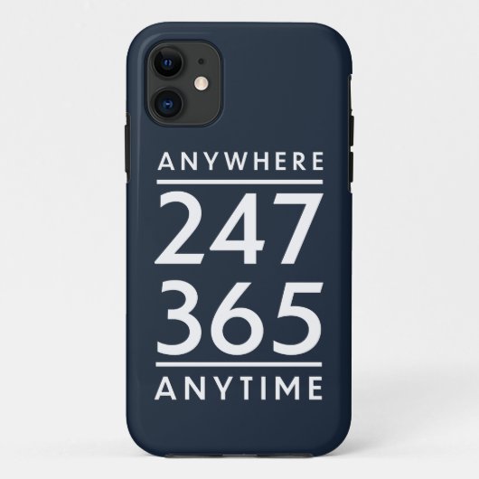 Overal en altijd Case-Mate iPhone case (Achterkant)