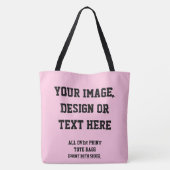 Overal gepersonaliseerde aangepaste tas afdrukken (Achterkant)