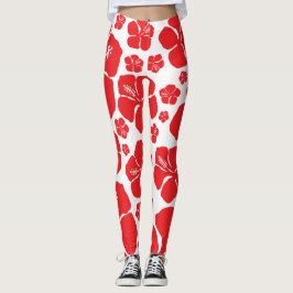 Overal hibiscus leggings