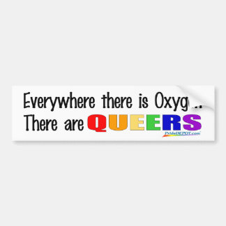 Overal is er zuurstof-Bumpersticker Bumpersticker