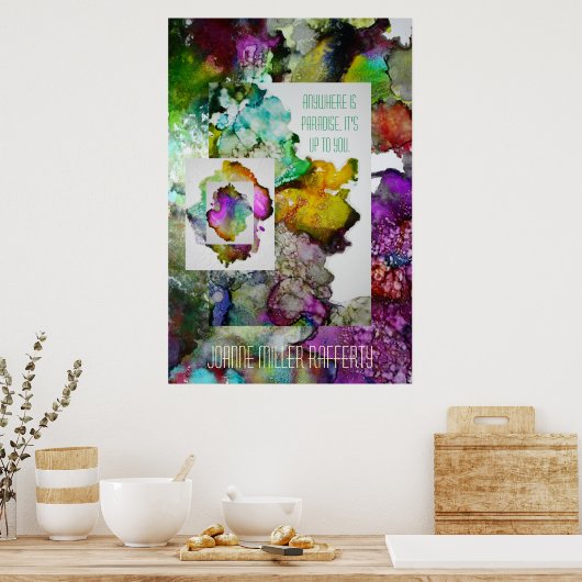 Overal is het Paradise Poster (Keuken)