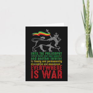 Overal is oorlog Haile Selie toespraak Judah Lion Kaart