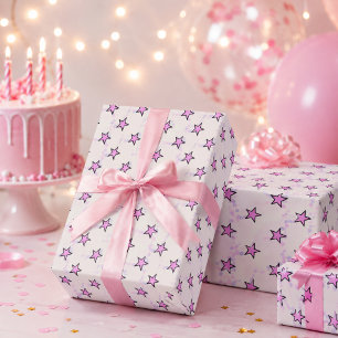 Overal sterren cadeaupapier