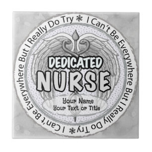 Overal verpleegkundige tegeltje