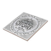 Overal verpleegkundige tegeltje (Zijkant)