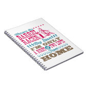 Overal waar deze loop Racer kan Roam Barrel Racing Notitieboek (Rechterzijde)