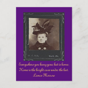 Overal waar je je pet ophangt is thuis briefkaart