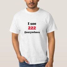 Overal zie ik 222 T-shirt