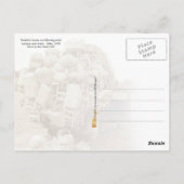 Overbelaste vrachtwagen briefkaart (Achterkant)