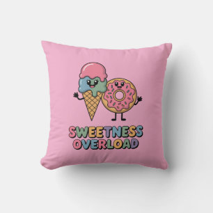 Overbelasting door zoetheid Donut & Ice Cream Ki Kussen