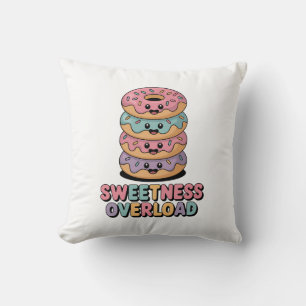 Overbelasting door zoetheid Donut Kinder Kussen
