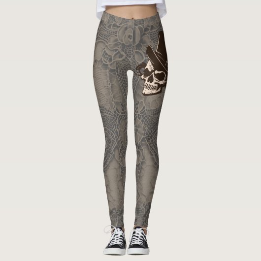 "Overblijfselen van de dag" Leggings (Voorkant)