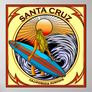 OVERBRENGING SANTA CRUZ CALIFORNIA POSTER