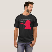 Overcompensatie veel? t-shirt (Voorkant volledig)