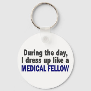 Overdag dress ik als een medisch geel. sleutelhanger