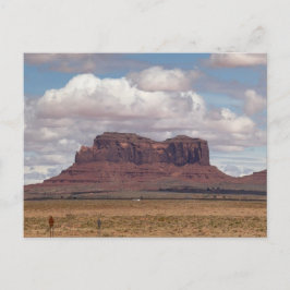 Overdag. Foto van Monument Valley. Briefkaart
