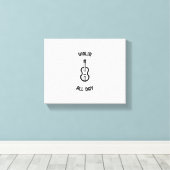 Overdag geweld canvas afdruk (Insitu (Houten vloer))