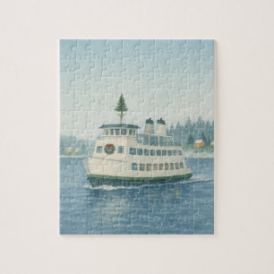 Overdag Veerboot Kerstmis Legpuzzel