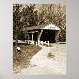 Overdekte Brug Poster