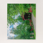 Overdekte Brug Vermont. Legpuzzel (Verticaal)