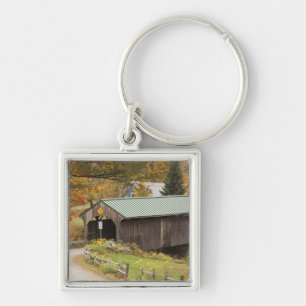 Overdekte brug, Vermont, Verenigde Staten Sleutelhanger
