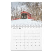 Overdekte brugkalender | bewerkbaar jaar kalender (Jan 2027)