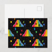 Overdekte glijbaanpark kinderspeeltuin  briefkaart (Voorkant / Achterkant)