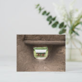 Overdekte wagon Uitzicht van Bent's oude fort Briefkaart (Staand voorkant)