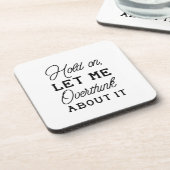 Overdenk erover bier onderzetter (Linkerzijde)