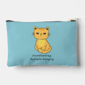 Overdenken en hongerige Oranje kat Etui (Achterkant)