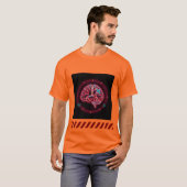 Overdenken in de voortgang – Brain Puzzle Loading  T-shirt (Voorkant volledig)