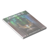 Overdenkend aan Oz Fractal Art Notitieblok (Schuin)